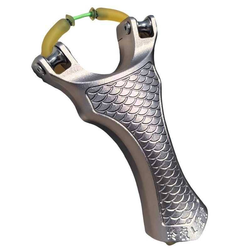 Hunting Samurai aluminum alloy pulley bow titanium alloy pulley outdoor fishing hunting fish fish dart slingshot high -precision CNC