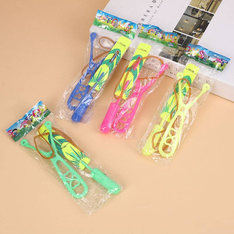 Round large glowing slingshot flying arrow blue light double flashed sword sword gift night market heat selling toys