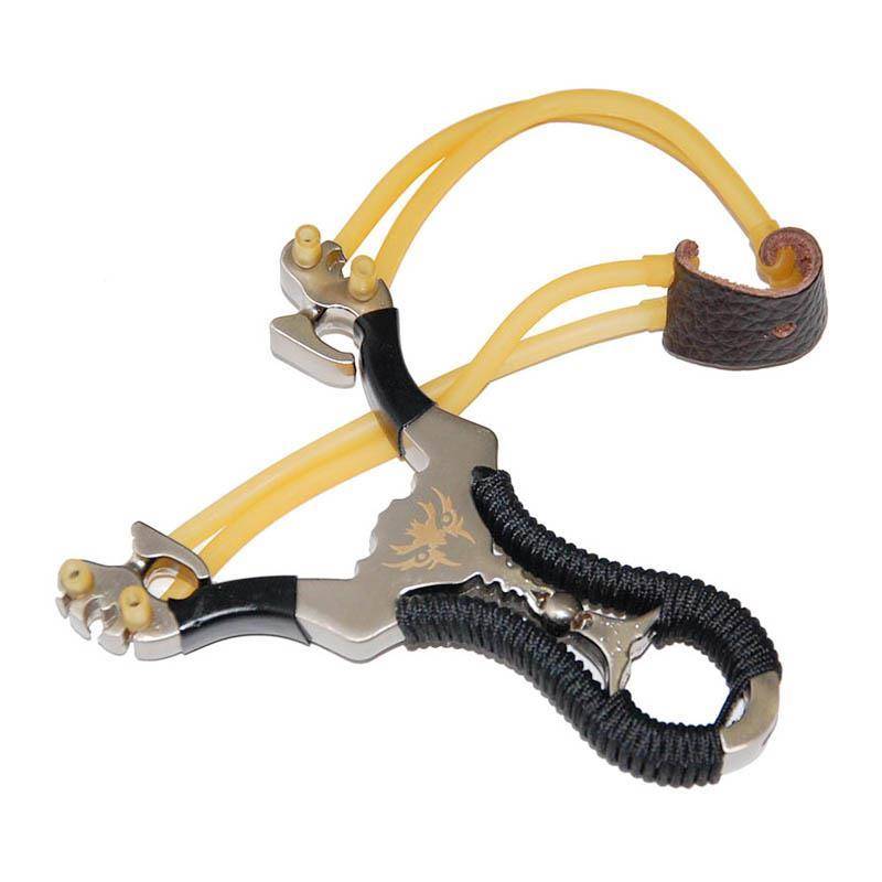 The Wolverine Cracker Batch cut stainless steel with two high-powered external slingshots