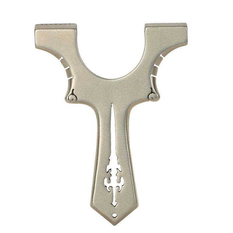 Yitian Sword Stainless Steel Dragon Fat Fast Pressing Flat Skin Bow High Precision Great Powerful Outdoor Bullet Shooting Toys Bow