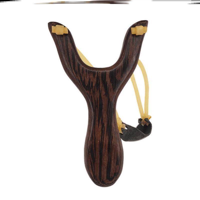 Traditional wooden slingshot outdoor competitive solid wood slingshot classic adult children toys toy wooden fork primary entry slingshot
