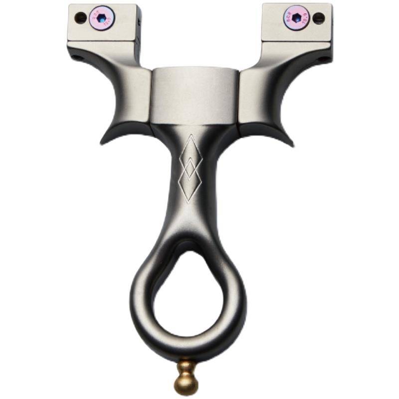 Yongshui Tiger advocates Honghu bow 158 titanium alloy flat skin slingshot moving high -precision clipped round head bullet shelf