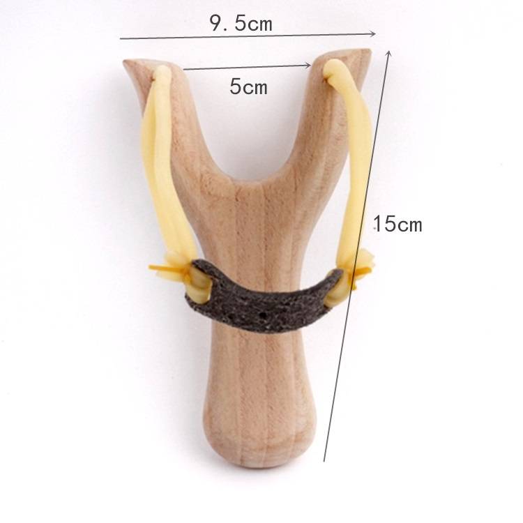 Tochigi slingshot Boys Children's toy rubber band solid wood high -precision slingshot safe shelf woody old toys