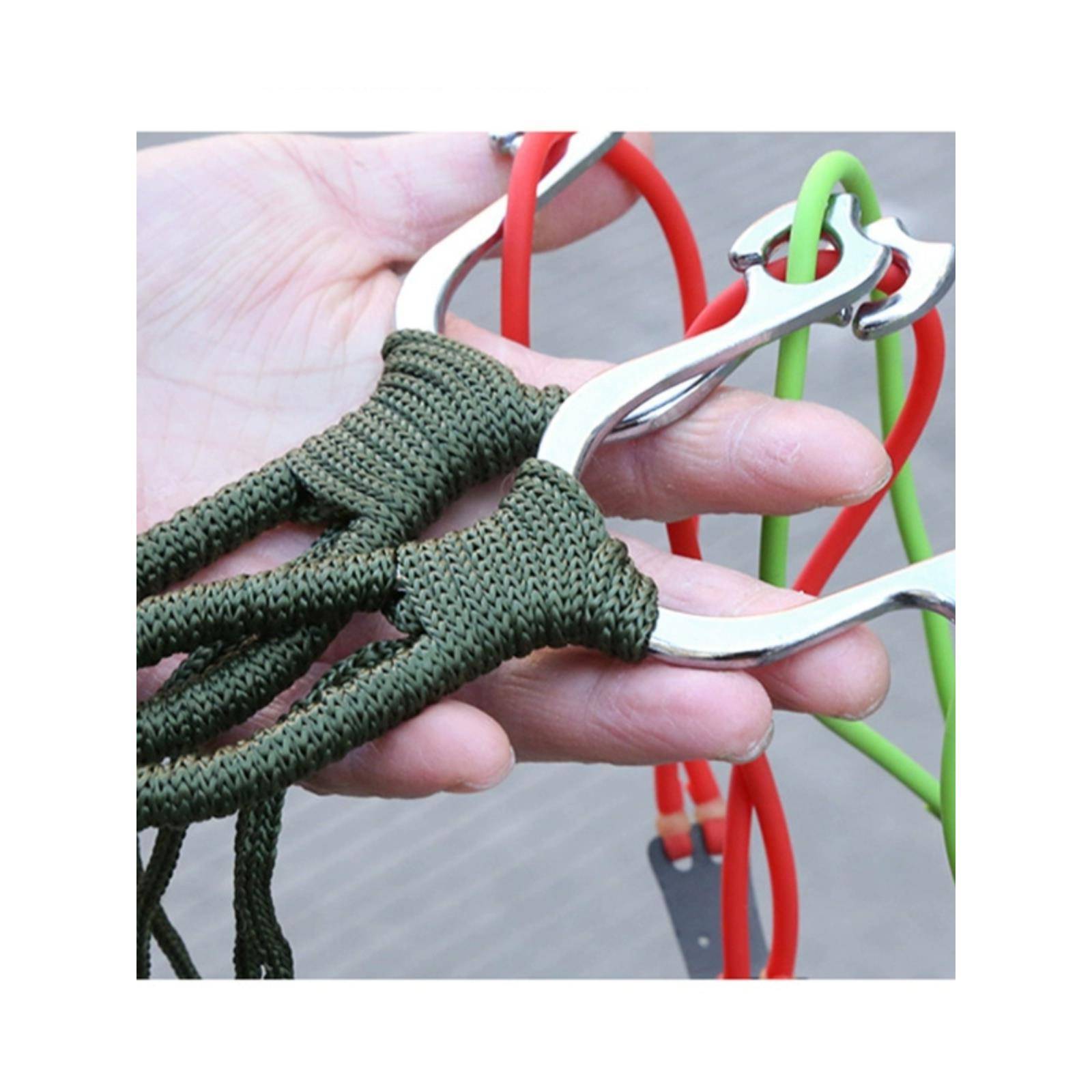 Genuine metal slingshot adults dedicated high -precision competition powerful bombers large power shelf round rubber band new