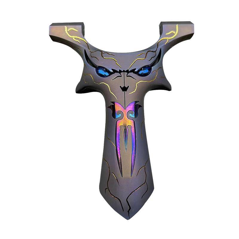 The titanium alloy slingshot is for adults with high-precision, high-precision, high-speed, high-speed, out-of-door flat-skin slinging demons
