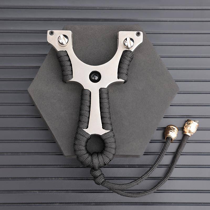 New product and new dragon bird slingshot stainless steel integrated line cut large power flat skin slingshot outdoor outdoor competitive flat skin
