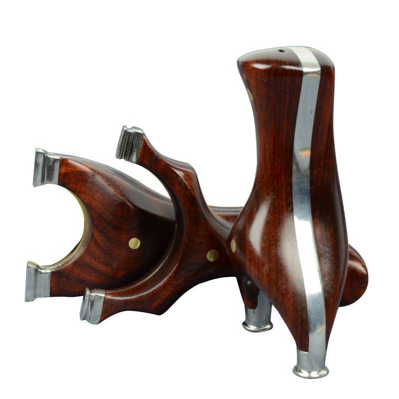 Slingshot Precision Titanium Steel Bow Desert Iron Flying Tiger Fork Bronze Huaixin Patch Stainless Steel Solid Skin Sling