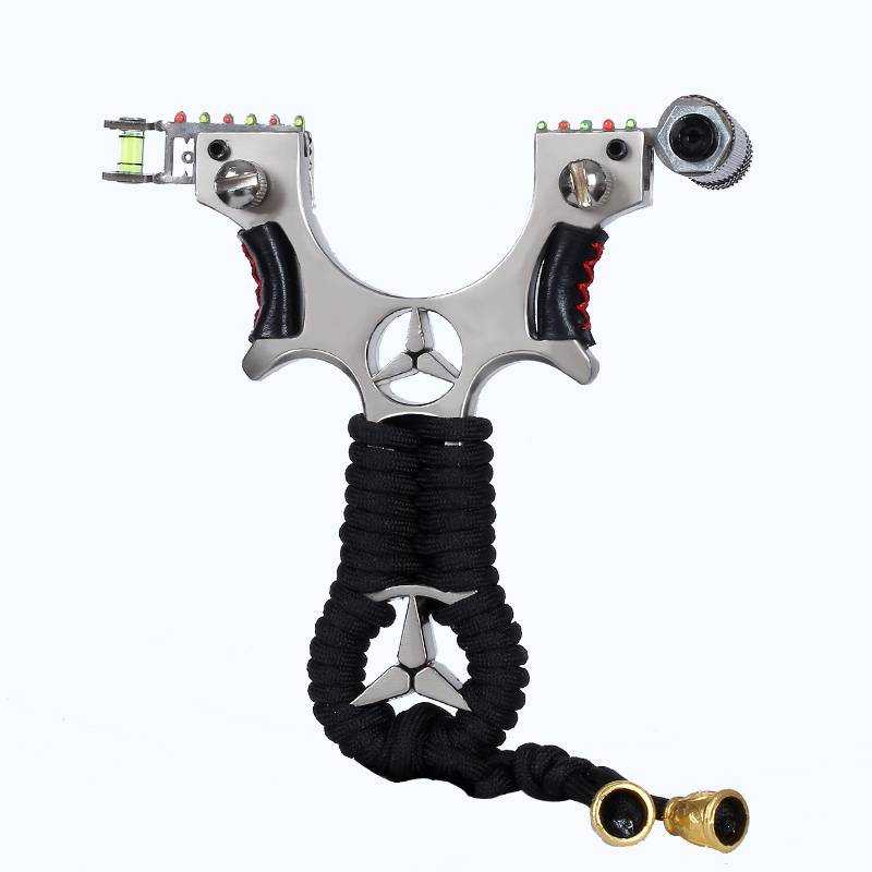 New outdoor slingshot High -precision sub -strong and accurate large power traditional shelf genuine infrared blocked flat rubbing band