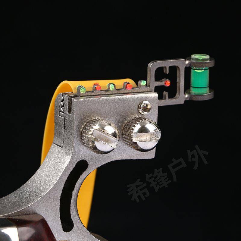 Stainless steel double silk 98K slingshot chase dragon solid wood anti -song large power high precision outdoor novice flat skin slingshot