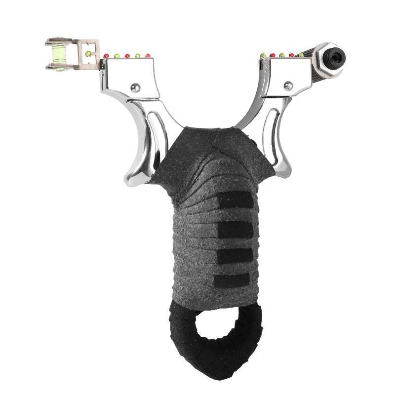 Outdoor slingshot High -precision powerful infrared large power traditional shelf new genuine high -elastic sniper flat skin band