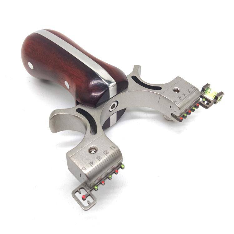 25 supporting head stainless steel 98K slingshot solid wood chasing dragon reflecting flat skin fast pressure novice high power high precision outdoor