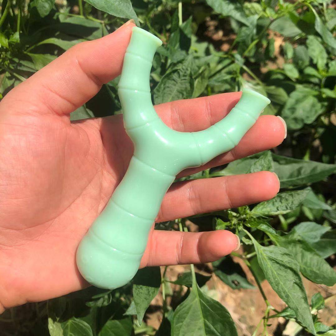New Bamboo Bow ABS Resin Drives Flat Flat Skin Deng Fei Huku traditional outdoor high -precision slingshot