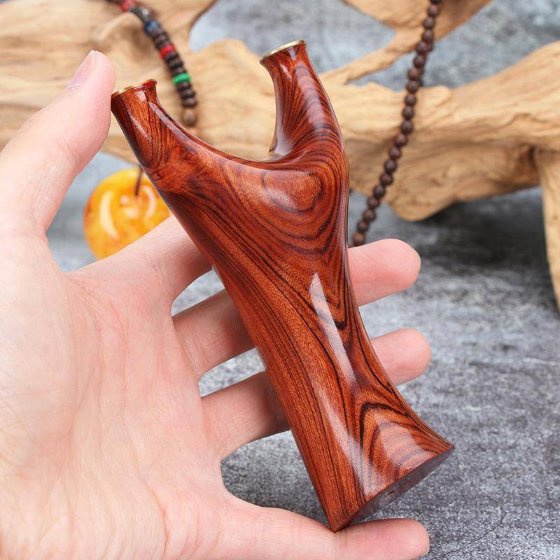 Desert Iron Wooden Bow solid wood Flying Tiger Flat Skin Traditional Precision Bouncing Worker Fork Solid Wood Big Wild Power