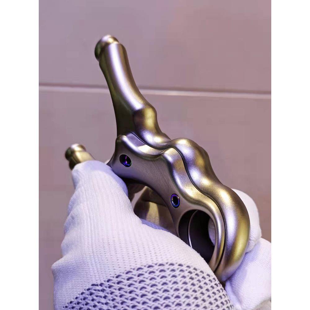 Favorite gift Tangmen KS Caesar sling titanium alloy hunting person Outdoor high -precision slingshot flat skin crooked