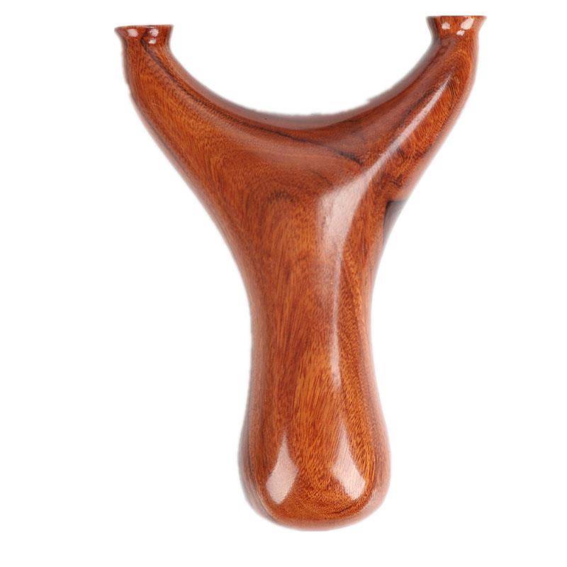Sand iron sandalwood slingshin wooden wood -based wood -based anti -song flat skin bow fat flying tiger fork outdoor wood slingshot