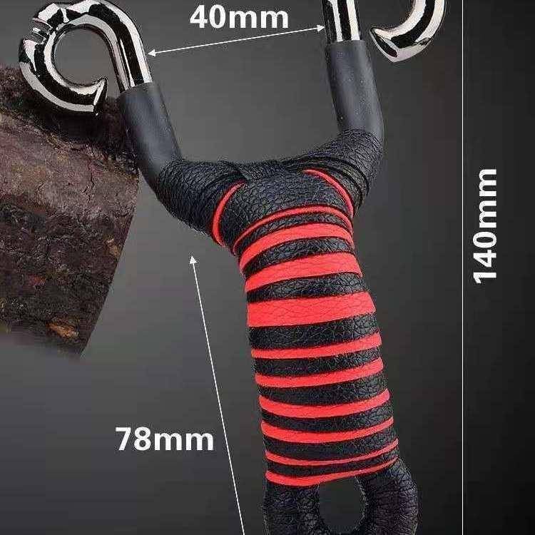 Outdoor field slingshot ball slingshot Tibetan antelope reflection positioning Athletic metal slingshot to send rubber bandstein