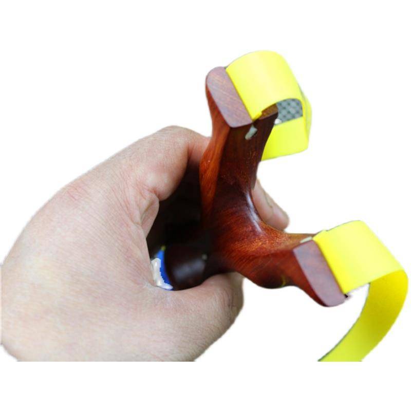 Corteda leaflet rosewood free tied nine -tailed fox slingshot toys ultra -hardwood hollow fast installation flat skin bow