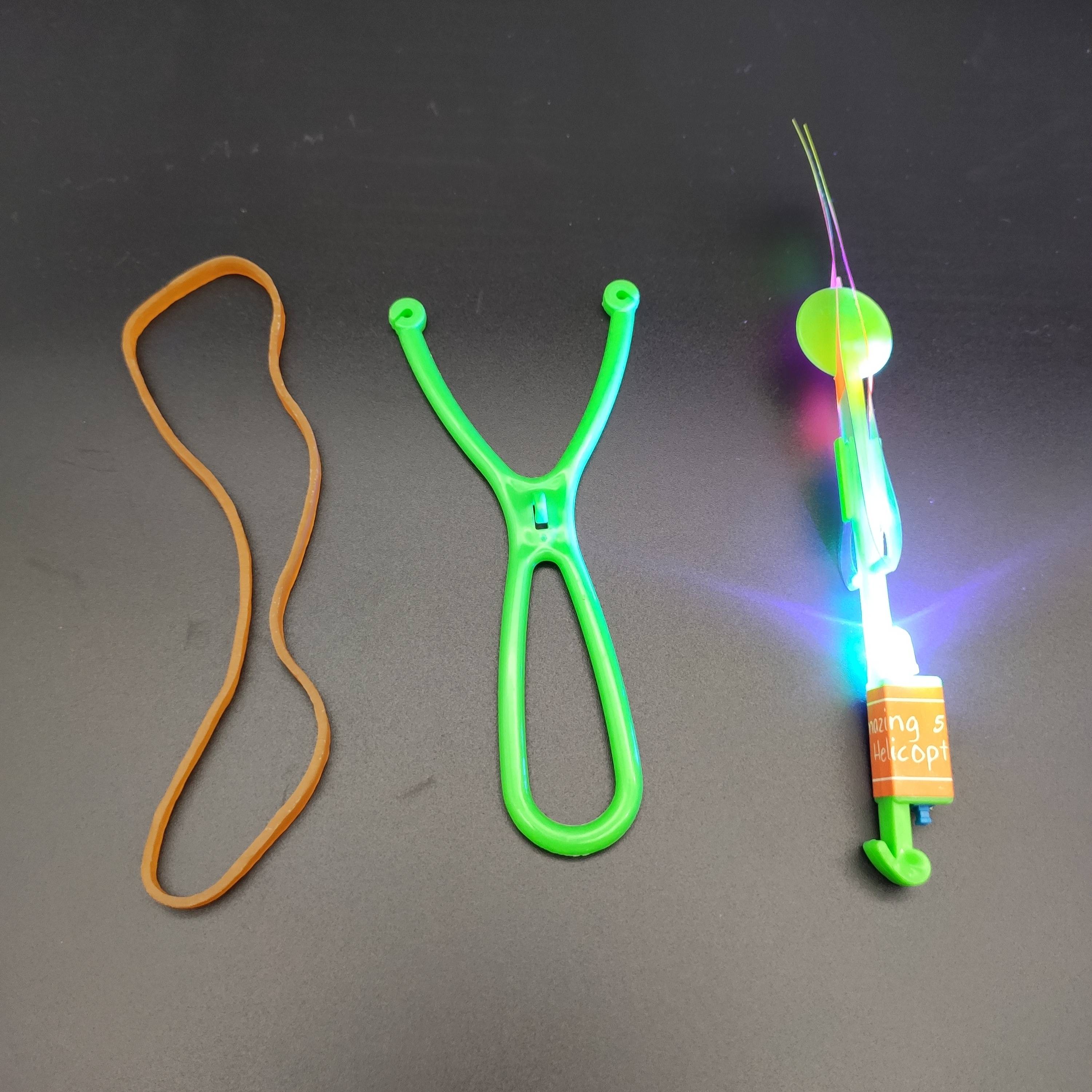 Lighting ejection flying archery Bamboo Dragonfly Blight Flying Sword Night Market Source Plied Flying Sitto Flying Sky Toys Stall