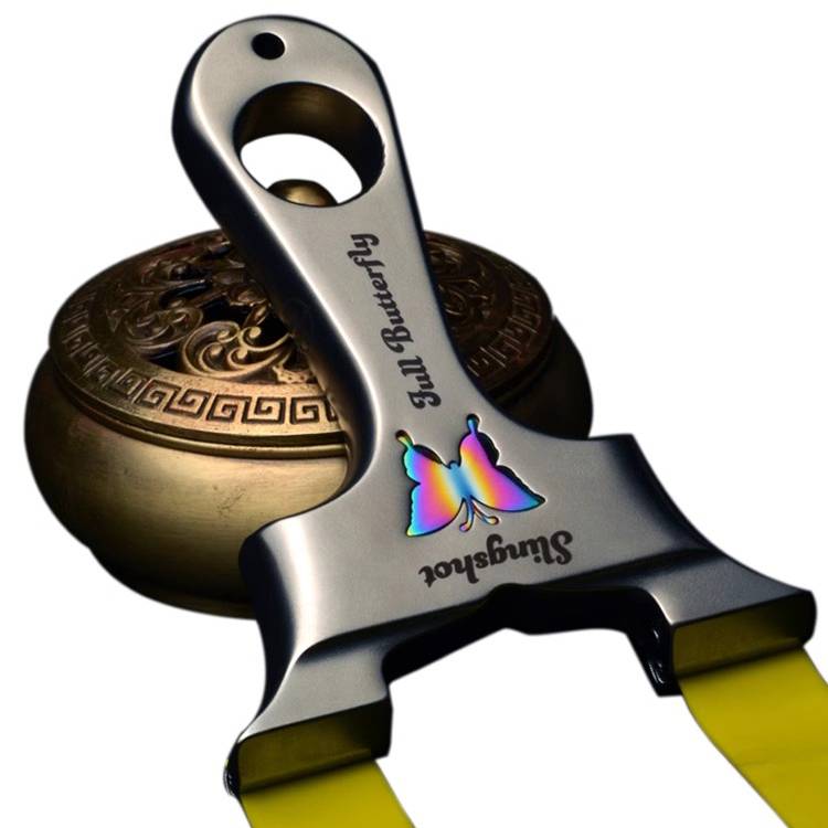 Juyi Gong Society's new authentic three -generation butterfly dragon teeth fast slingshot adult special high -precision flat skin Vietnam