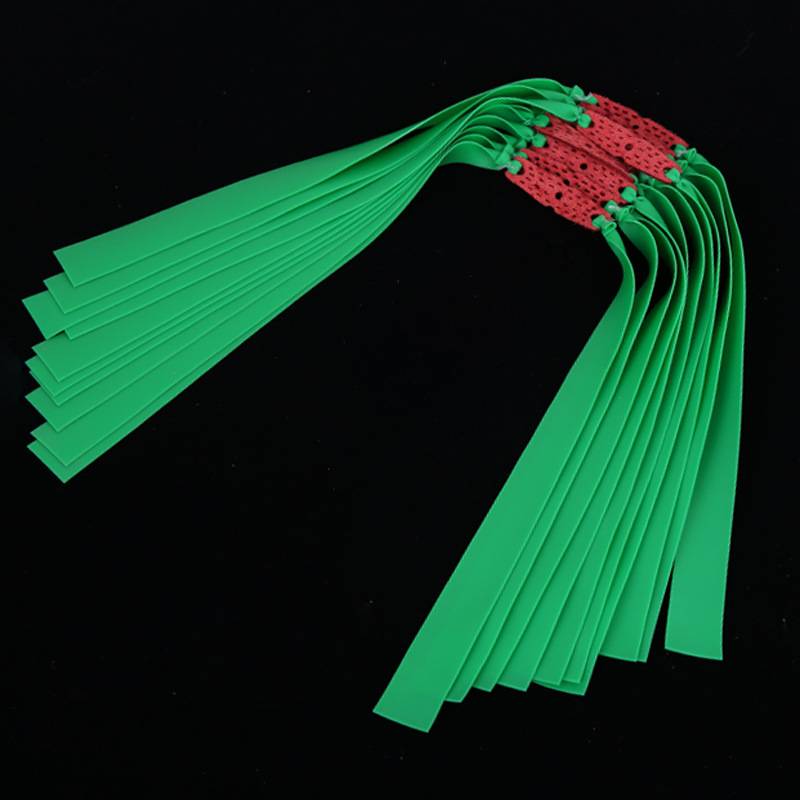 Slingshot flat rubber band 0.55 0.65 0.7 0.75 cone high -elastic slingshot has a frame of rubber band flat skin group