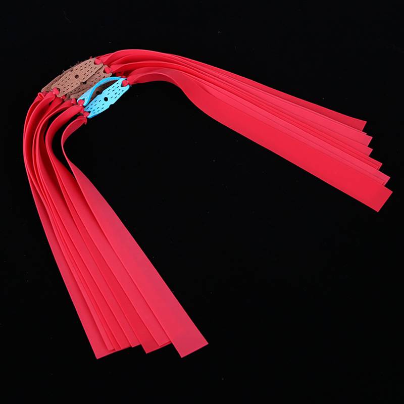 Slingshot flat rubber band 0.55 0.65 0.7 0.75 cone high -elastic slingshot has a frame of rubber band flat skin group