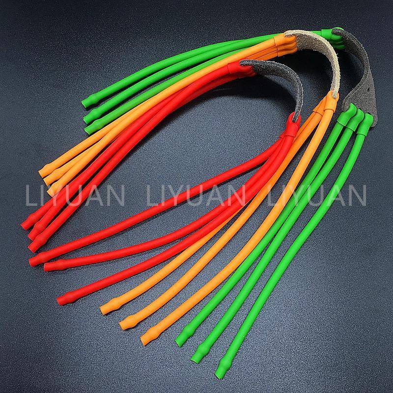 Genuine violent anti -frozen slingshot rubber band 1745 imported round skin thick thick garden coating high elastic card pearl two three