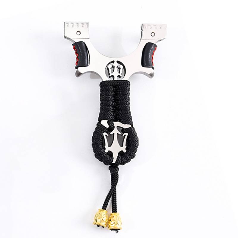 New outdoor slingshot adults special amm frame laser aim at high precision thick flat rubber band high elastic durability