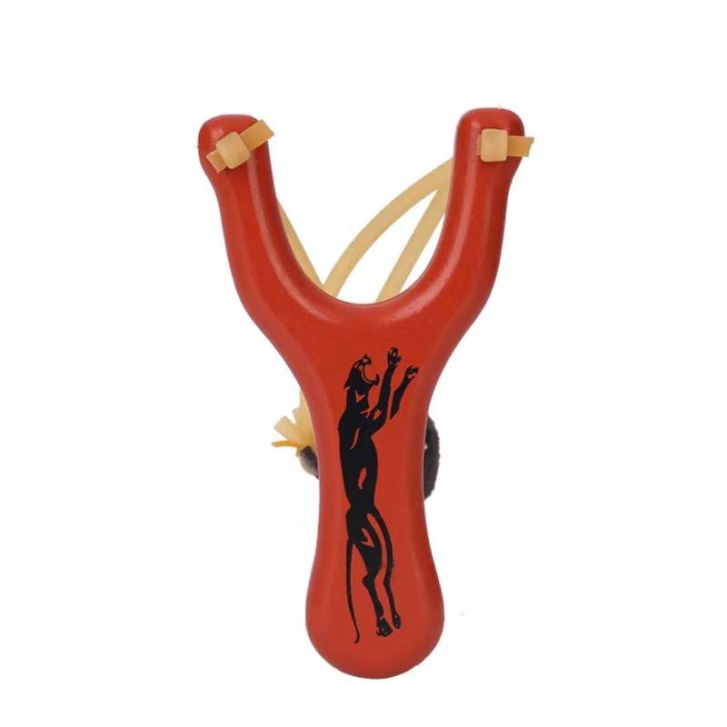 The new slingshot high -precision imitation wood, powerful flat skin thickness contest adult special competitive bullets outdoors outdoor