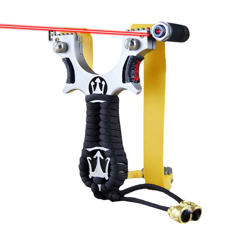 Slinges metal infrared laser High -precision outdoor war C people actually make thickened flat rubber band single -group racks