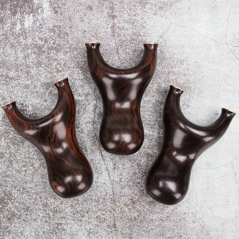 Ziguang sandalwood solid wood slingshot wood reflection exemption from the original wooden flat skin bow fat flying tiger fork outdoor bombers