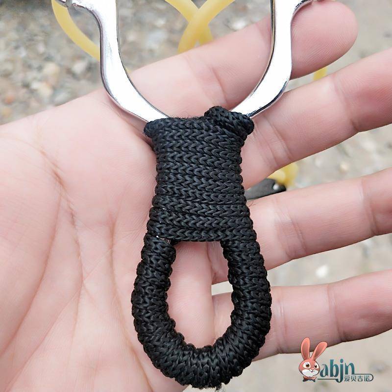 Stainless steel slingshot diamond flat skin band fast pressure avoids high -precision toys children outdoor competitive shelf