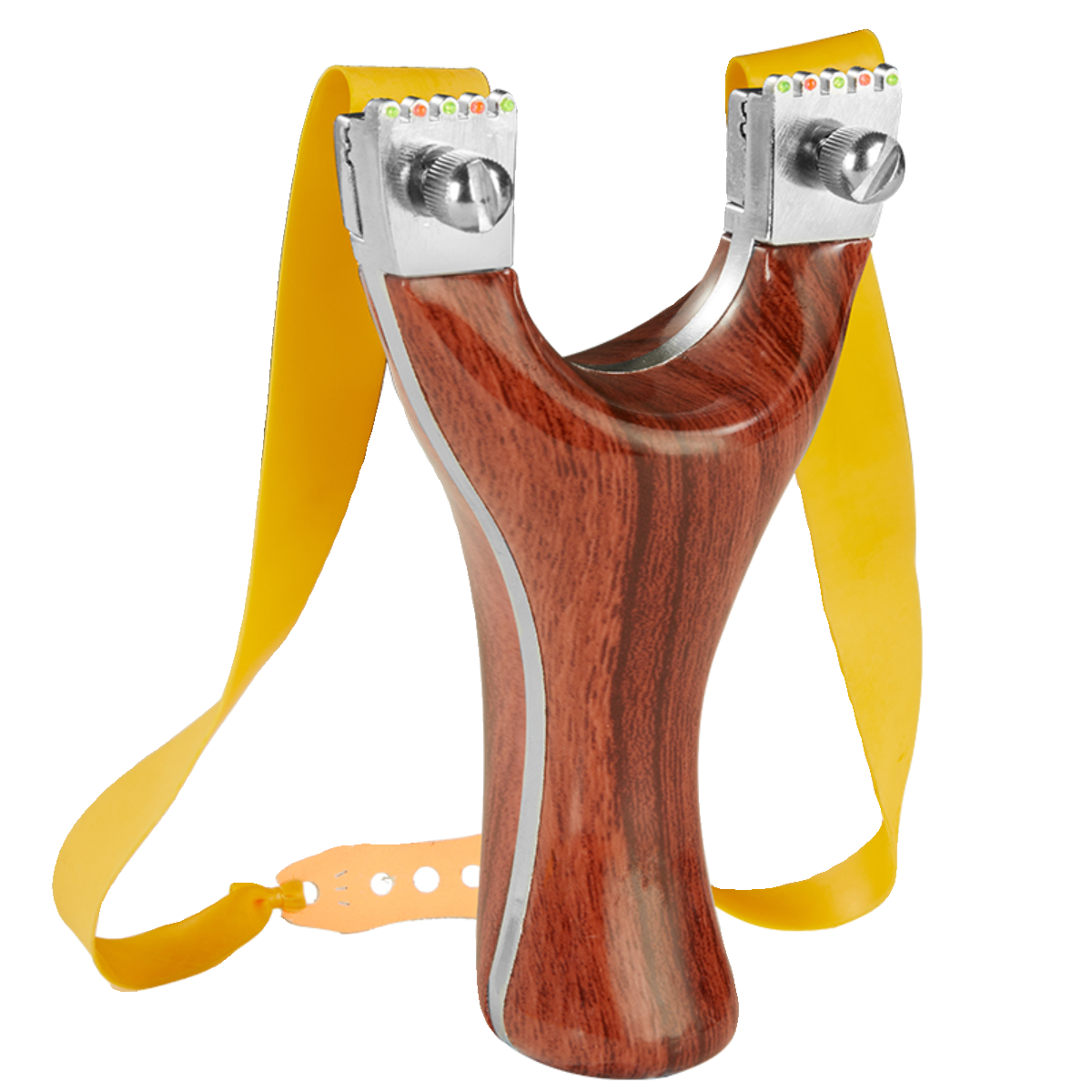The new slingshot high -precision imitation wood, powerful flat skin thickness contest adult special competitive bullets outdoors outdoor