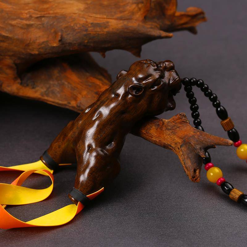 Black Honolulu Slingshot with a high-precision high-pressure slingshot