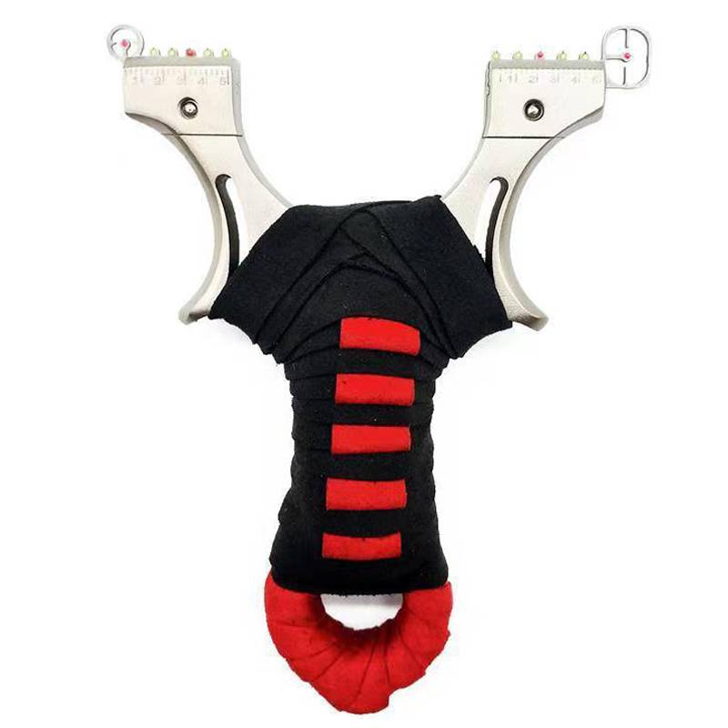 New hunter red slingshot flat skin, high precision, strong power flat rubber tendon genuine fast pressure high elastic professional