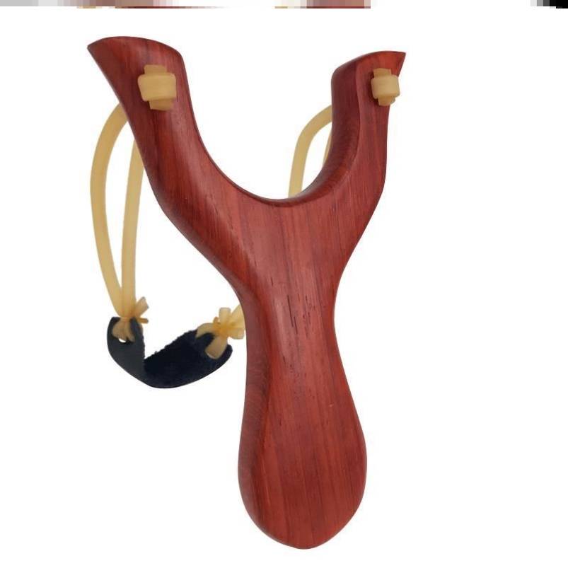 Traditional wooden slingshot outdoor competitive solid wood slingshot classic adult children toys toy wooden fork primary entry slingshot