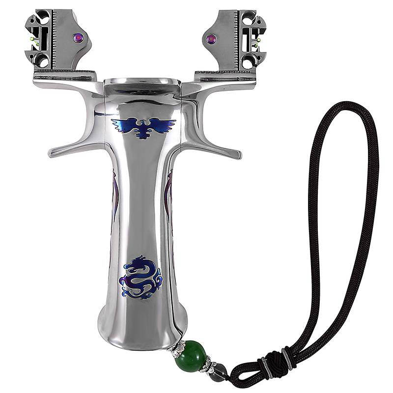 All -titanium alloy flat leather round pickup -beads double slingshot mobile bow door outdoor anti -curved precision competitive TC21 bomber