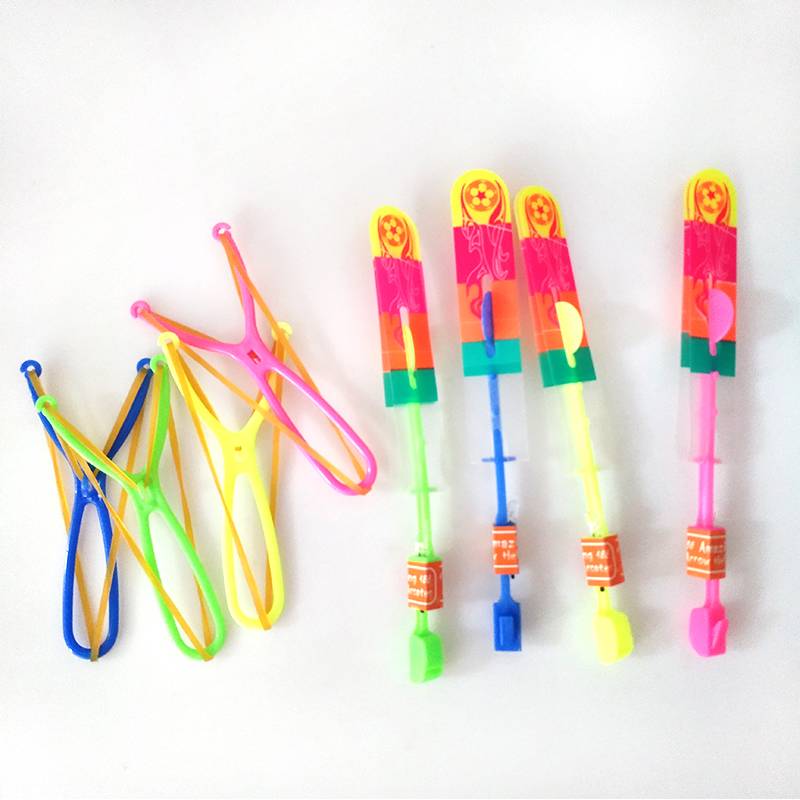 Lighting slingshot Flying Arrow Flying Board Dapita Flying Arrow Flying Flying Fairy Outdoor Ejection Toys Night Market Stalls