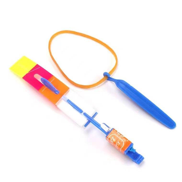 Slingshot Flying Arrow Everbright Sky Little Rocket Rotating Bamboo Dragonfly Flat Flash Nights Children's Outdoor Toys