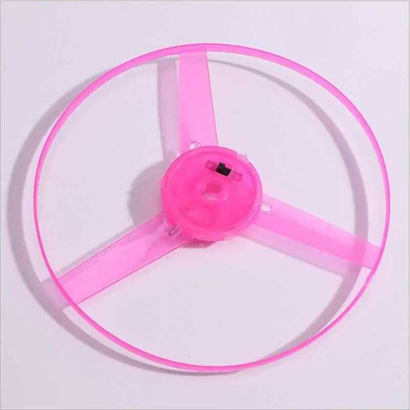 17cm hand pushed light flying sky fairy push bamboo dragonfly outdoor children toys hand push flying sacrifice flying plate