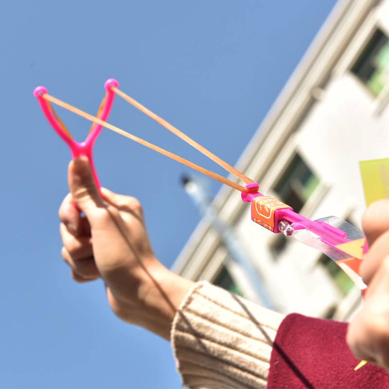 Lighting slingshot Flying Arrow Large Double Lights Flying Sword Night Market Hot Sale Plaza Children's Sale of Children's Sale