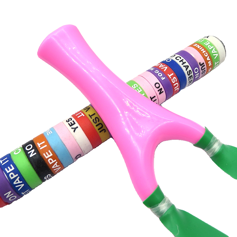 ABS resin Xiaofei Tiger slingshot new low -cost flat skin tie the rubber band outdoor bombers long -range competitive carbon bow