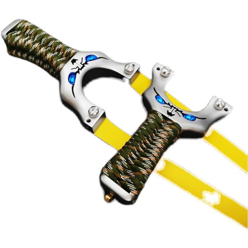 Slinges adult flat skin professional hunting bow high -precision high -voltage slingshot rubber band rubber band fast bombers grab bownu fans
