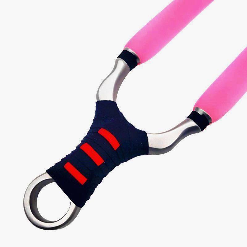 Outdoor new flying tiger eat chicken wide flat skins slingshot skills to accurate 440C stainless steel free tied fast pressure power