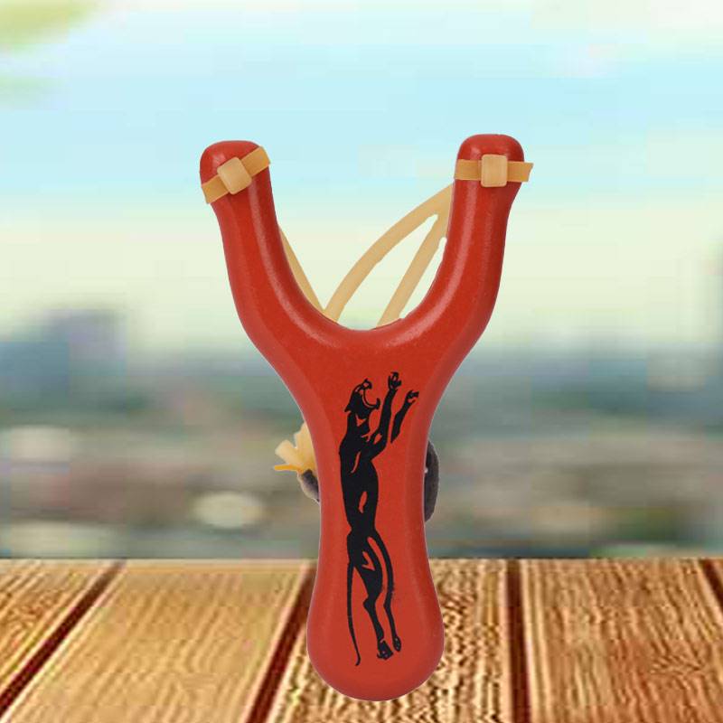 Outdoor mahogany slingshot children's toys wooden slingshot outdoor leisure creative shooting toys hot