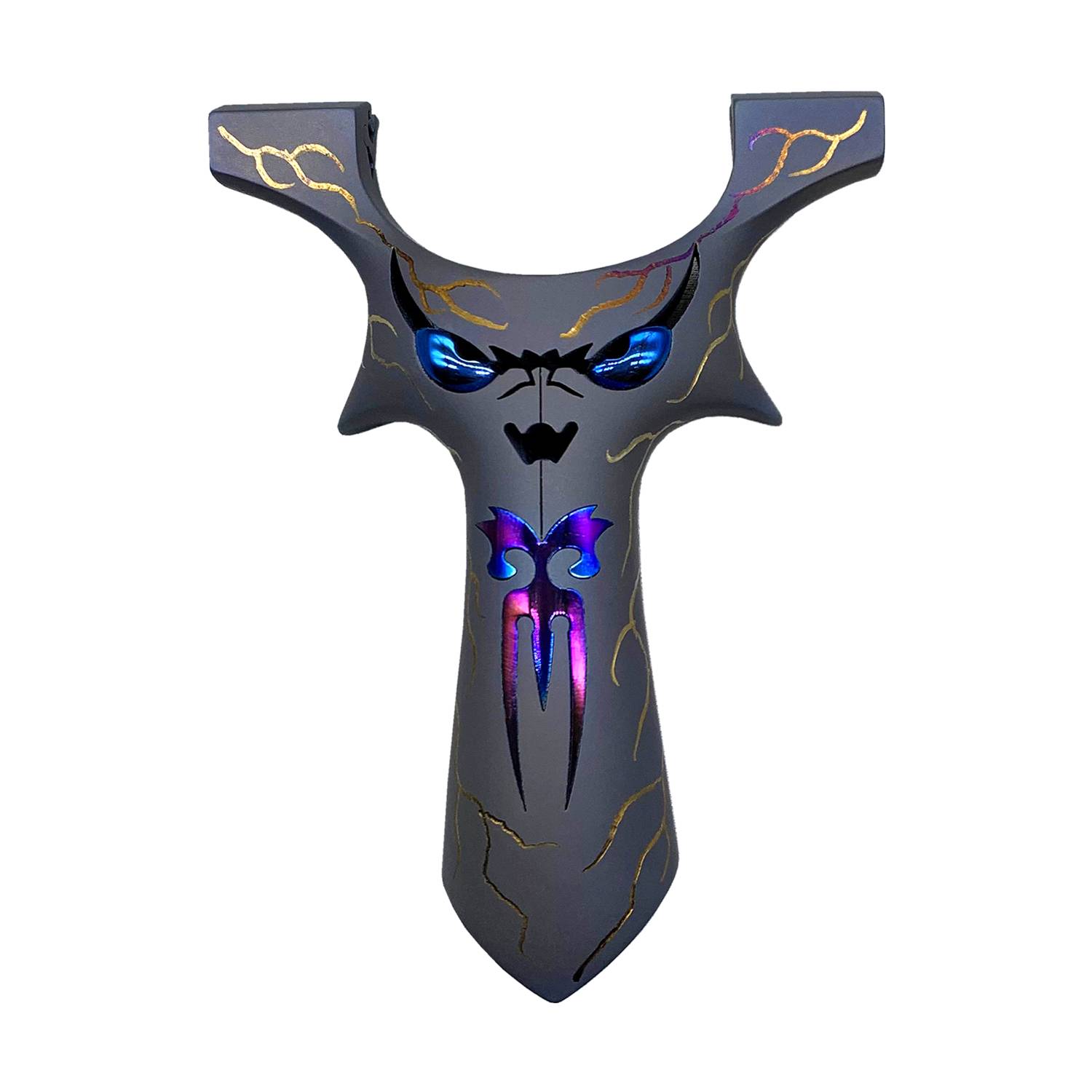 The titanium alloy slingshot is for adults with high-precision flat-skin turpentine slingshots