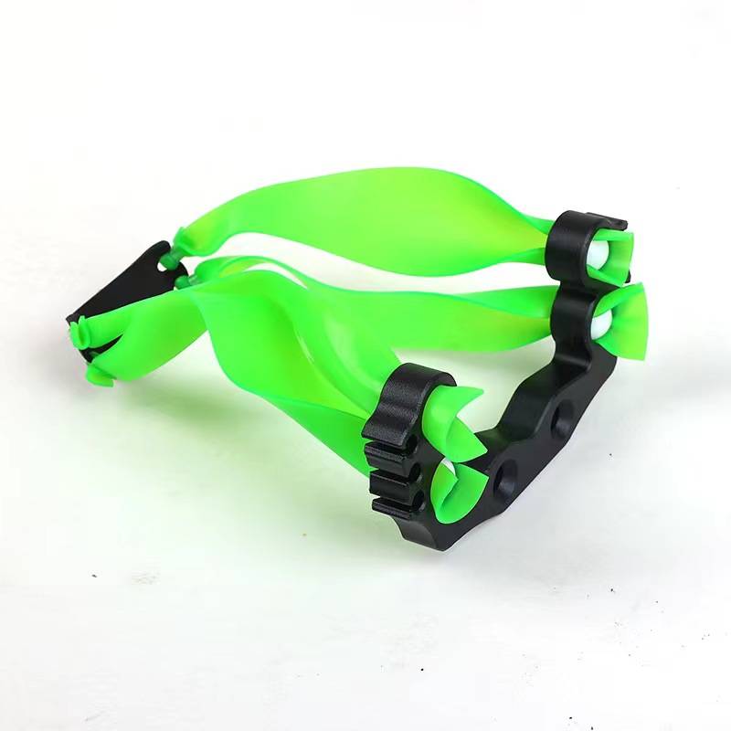 Owl slingshot bow head dual -use flat skin round pickup ball accessories support the aviation aluminum fast pressure large bow door multi -function