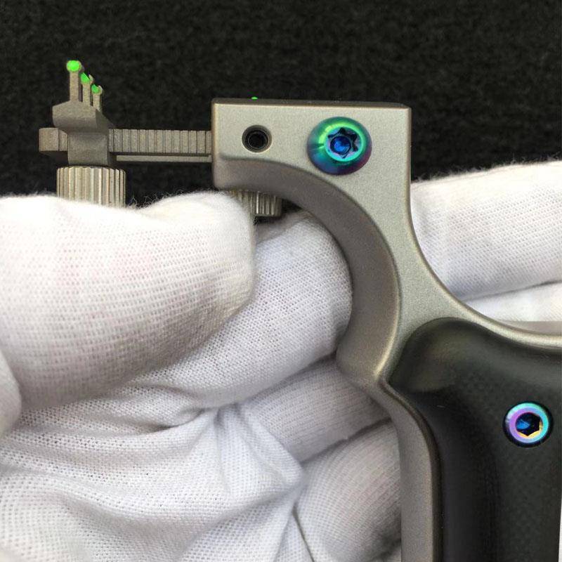 Iron Man slingshots with a single titanium alloy, not a cold bend, and a high degree of off-site precision