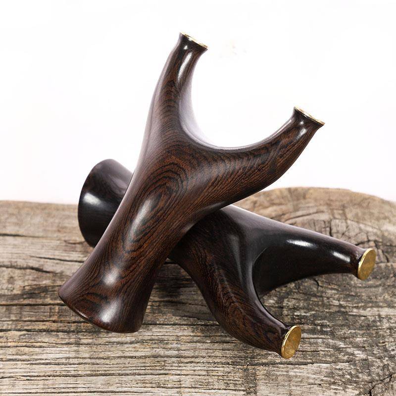 Wooden slingshin solid wood raw wood 75 bow door feel Wang Bian skin outdoor anti -song flying tiger high accuracy slingshot