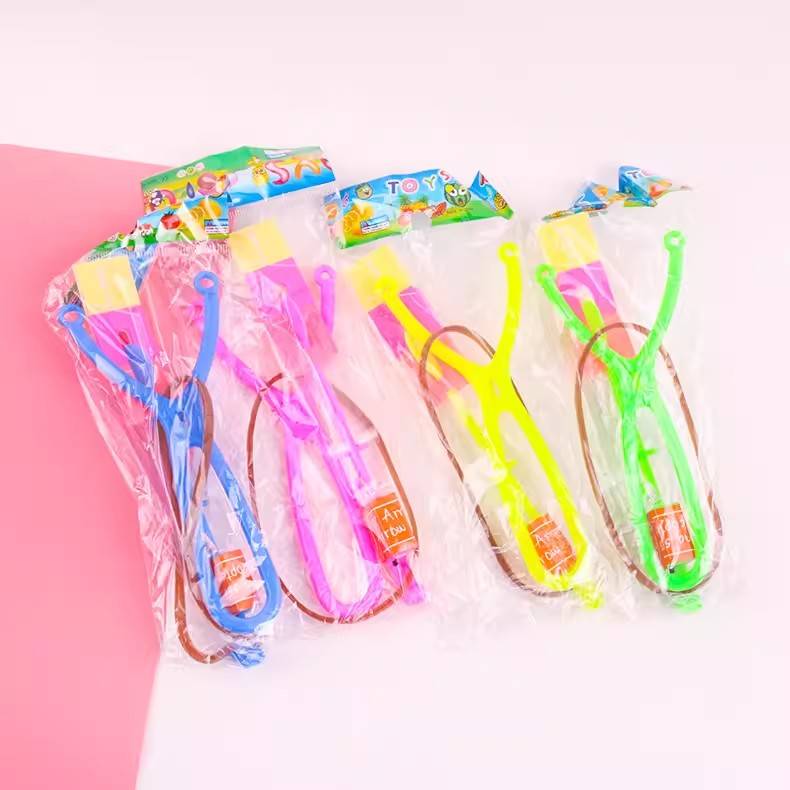 Children's Bonus Bow Flying Arrow Flash Ejection Rocket Flying Bamboo Dragonfly Plaza Night Market Swing Stalls Stalls
