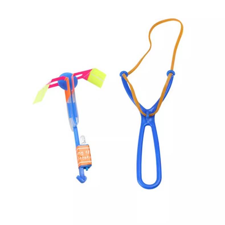 Children's Bonus Bow Flying Arrow Flash Ejection Rocket Flying Bamboo Dragonfly Plaza Night Market Swing Stalls Stalls